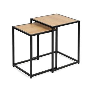 Odkladacie stolíky v súprave 2 ks v dekore duba 38x38 cm Noah – Bonami Essentials vyobraziť