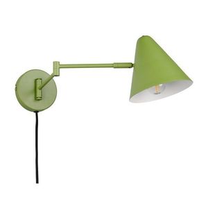 Zelené nástenné svietidlo s ohýbateľnou konštrukciou do zásuvky ø 15 cm Cosima – Trio vyobraziť
