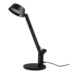 Matne čierna LED stolová lampa so stmievačom (výška 40 cm) Ava – Trio vyobraziť