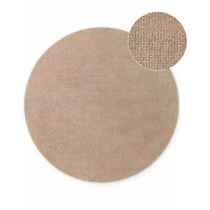 Béžový ručne tkaný vlnený okrúhly koberec ø 160 cm Greenwich – Ted Baker vyobraziť