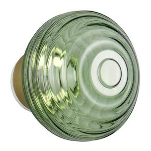 Zelené sklenené LED nástenné svietidlo na USB ø 15, 5 cm Earl – Reality vyobraziť