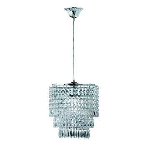 Svetlomodré kovové závesné svietidlo s tienidlom z akrylového skla ø 25 cm Orient – Reality vyobraziť