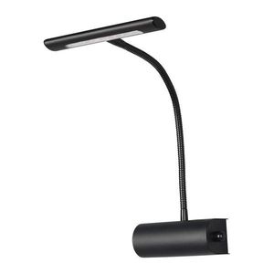 Matne čierne LED nástenné svietidlo s ohýbateľnou konštrukciou/so stmievačom Curtis – Trio vyobraziť