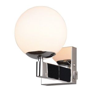 Nástenné svietidlo v striebornej farbe ø 14 cm Kula – Trio vyobraziť