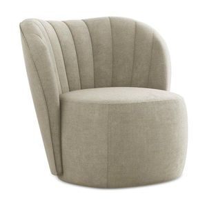 Béžové ženilkové kreslo Keloa – Makamii vyobraziť