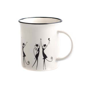 Porcelánový hrnček Dakls Cats Kristy, 310 ml vyobraziť