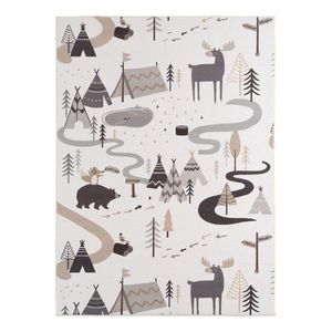 Krémovobiely prateľný detský koberec 140x200 cm Coco 1135 – Ayyildiz Carpets vyobraziť