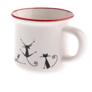 Porcelánový hrnček Dakls Cats Lilian, 75 ml vyobraziť