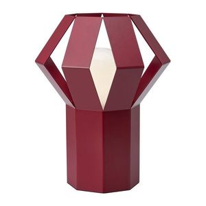 Červená kovová stolová lampa s kovovým tienidlom (výška 27 cm) Octa – Markslöjd vyobraziť