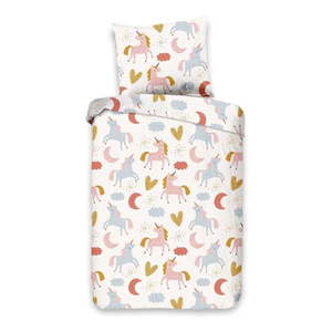Detské bavlnené obliečky Good Morning Jednorožec, 100 x 135 cm vyobraziť