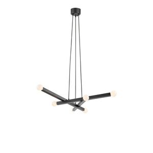 Čierne kovové závesné svietidlo Stack – Markslöjd vyobraziť