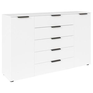 Rauch Möbel KOMODA, grafitová, biela, 160/100/42 cm vyobraziť