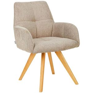 Linea Natura STOLIČKA S PODRÚČKAMI, tkaná textília, taupe vyobraziť