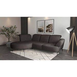 Sit & More ROHOVÁ SEDAČKA, textil, grafitová vyobraziť