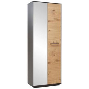 Dieter Knoll PREDSIEŇOVÁ SKRIŇA, antracitová, farba duba, trámový dub, 72/193/37 cm vyobraziť