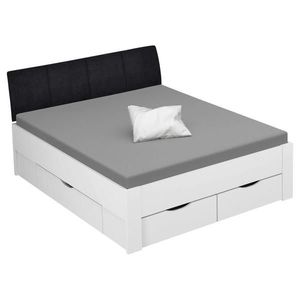 Xora POSTEĽ S ÚLOŽNÝM PRIESTOROM, 160/200 cm, biela vyobraziť