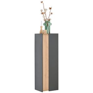 home24 STREDNE VYSOKÁ SKRINKA, antracitová, dub artisan, 40, 2/120/31, 7 cm vyobraziť