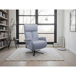 Sit & More RELAXAČNÉ KRESLO, koža, sivomodrá vyobraziť