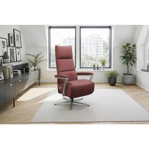 Sit & More RELAXAČNÉ KRESLO, koža, červenohnedá vyobraziť