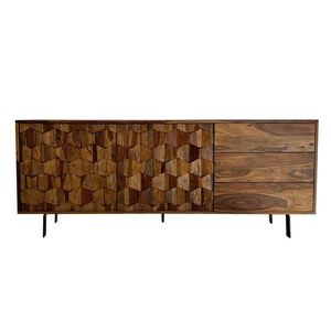 Livetastic ŠIROKÁ KOMODA, indický palisander, farba indického palisandra, 175/70/40 cm vyobraziť