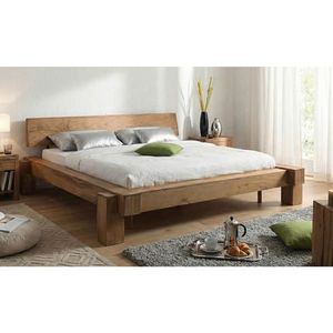 MID.YOU TRÁMOVÁ POSTEĽ, 200/200 cm, farba akácie vyobraziť
