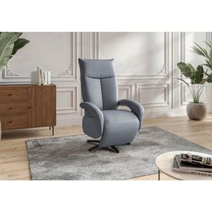 Sit & More KRESLO, koža, sivomodrá vyobraziť