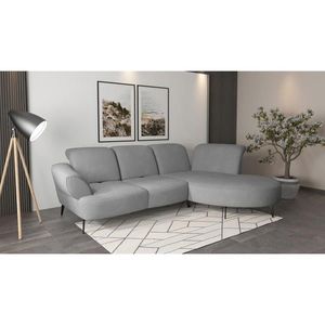 Sit & More ROHOVÁ SEDAČKA, textil, sivá vyobraziť