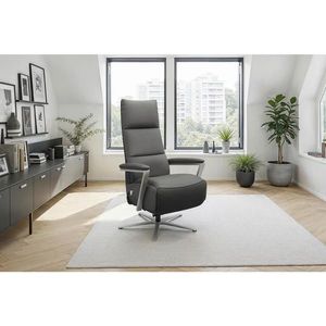 Sit & More RELAXAČNÉ KRESLO, koža, antracitová vyobraziť