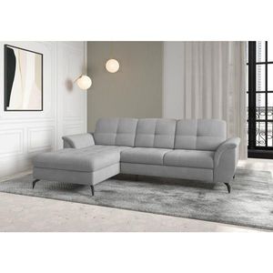 Sit & More ROHOVÁ SEDAČKA, textil, sivá vyobraziť