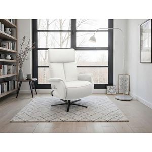 Sit & More RELAXAČNÉ KRESLO, koža, biela vyobraziť