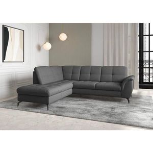 Sit & More ROHOVÁ SEDAČKA, textil, tmavosivá vyobraziť