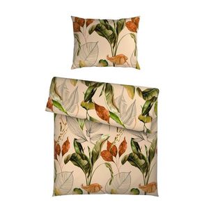 Novel POSTEĽNÁ BIELIZEŇ, satén, zelená, 140/200 cm vyobraziť