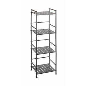 REGÁL, antracitová, oceľ, 33/106/28 cm vyobraziť
