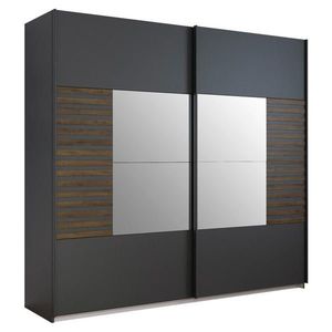 Rauch Möbel ŠAT. SKRIŇA S POSUV. DVERAMI, tmavosivá, tmavý dub, 226/210/62 cm vyobraziť