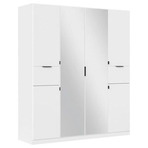 Rauch Möbel SKRIŇA S OTOČNÝMI DVERAMI, strieborná, biela, 181/210/54 cm vyobraziť