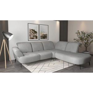 Sit & More ROHOVÁ SEDAČKA, textil, sivá vyobraziť