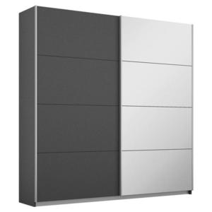 Rauch Möbel ŠAT. SKRIŇA S POSUV. DVERAMI, grafitová, strieborná, 181/197/61 cm vyobraziť