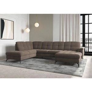 Sit & More SEDACIA SÚPRAVA, textil, tmavohnedá vyobraziť