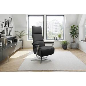 Sit & More RELAXAČNÉ KRESLO, koža, čierna vyobraziť