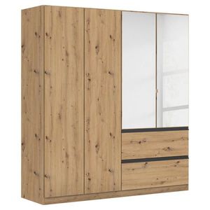 Rauch Möbel SKRIŇA S OTOČNÝMI DVERAMI, dub artisan, 181/197/54 cm vyobraziť