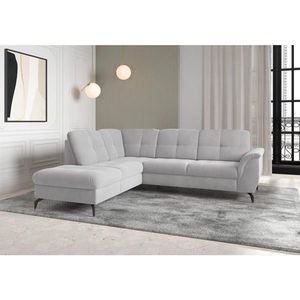 Sit & More ROHOVÁ SEDAČKA, textil, strieborná vyobraziť