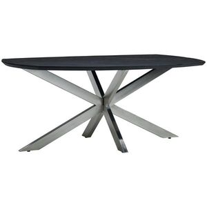 MID.YOU JEDÁLENSKÝ STÔL, mangové drevo, čierna, 180/100/76 cm vyobraziť