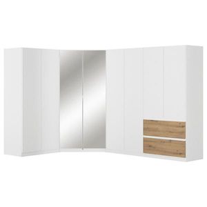 Rauch Möbel ROHOVÁ ŠATNÍKOVÁ SKRIŇA, biela, dub artisan, 208/197/298 cm vyobraziť