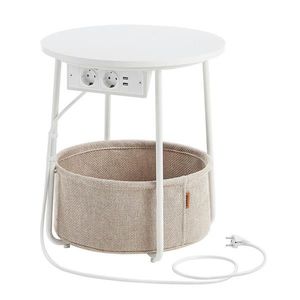 MID.YOU PRÍRUČNÝ STOLÍK, biela, béžová vyobraziť