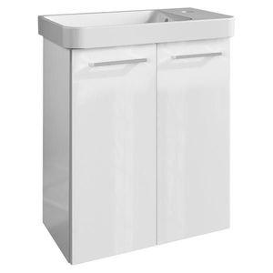 Voleo SKRINKA S UMÝVADLOM, biela, 55, 5 cm vyobraziť