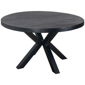 MID.YOU JEDÁLENSKÝ STÔL, mangové drevo, čierna, 130/130/76 cm vyobraziť