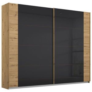 Rauch Möbel ŠAT. SKRIŇA S POSUV. DVERAMI, antracitová, dub artisan, 225/210/62 cm vyobraziť