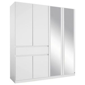 Rauch Möbel BIELA SKRIŇA SO ZRKADLOM, biela, 181/197/54 cm vyobraziť