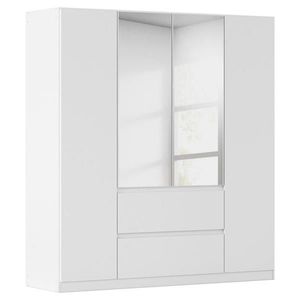 Rauch Möbel SKRIŇA S OTOČNÝMI DVERAMI, strieborná, biela, 181/197/54 cm vyobraziť