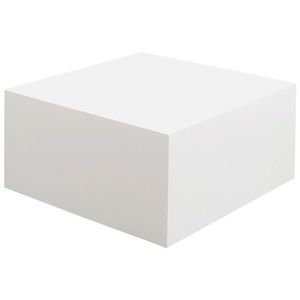 Livetastic KONFERENČNÝ STOLÍK, biela s vysokým leskom, kompozitné drevo, 60/60/30 cm vyobraziť